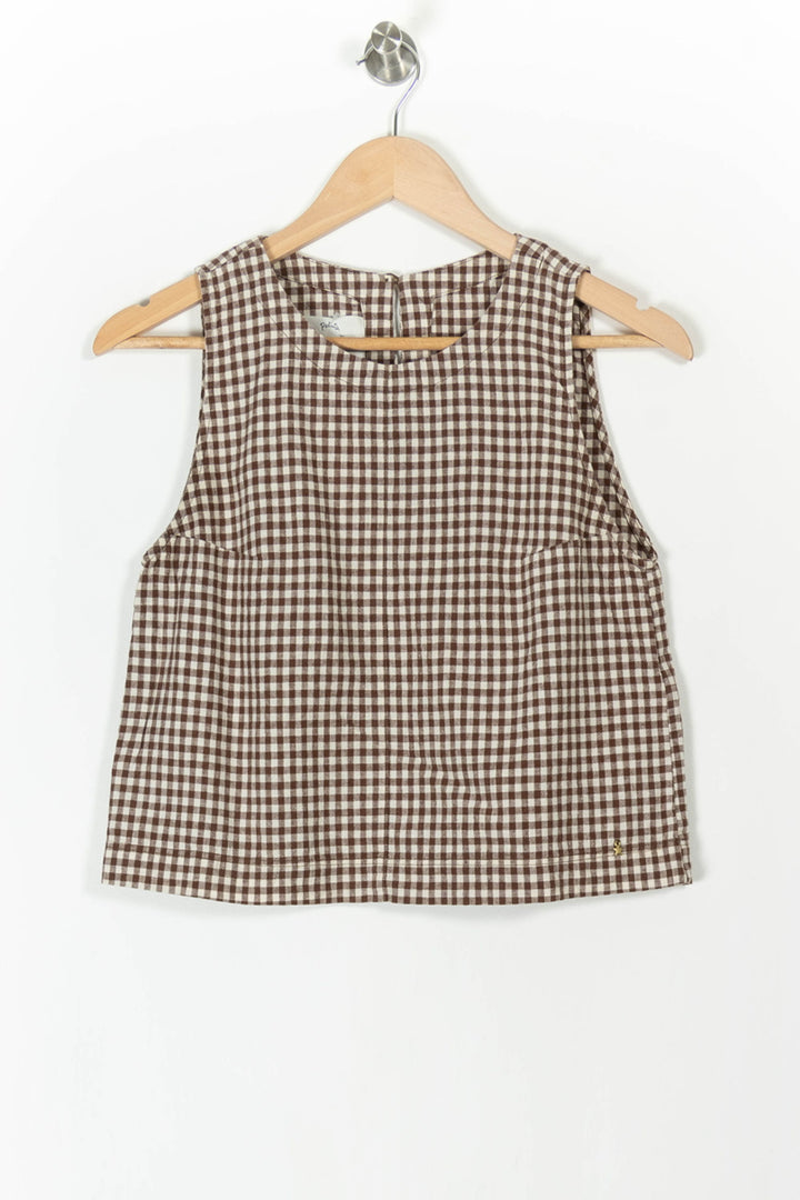 Débardeur Beige et Marron - Taille S/36 de la marque Des petits hauts | PARAD105651 - Vendu par Paradigme - Image 2