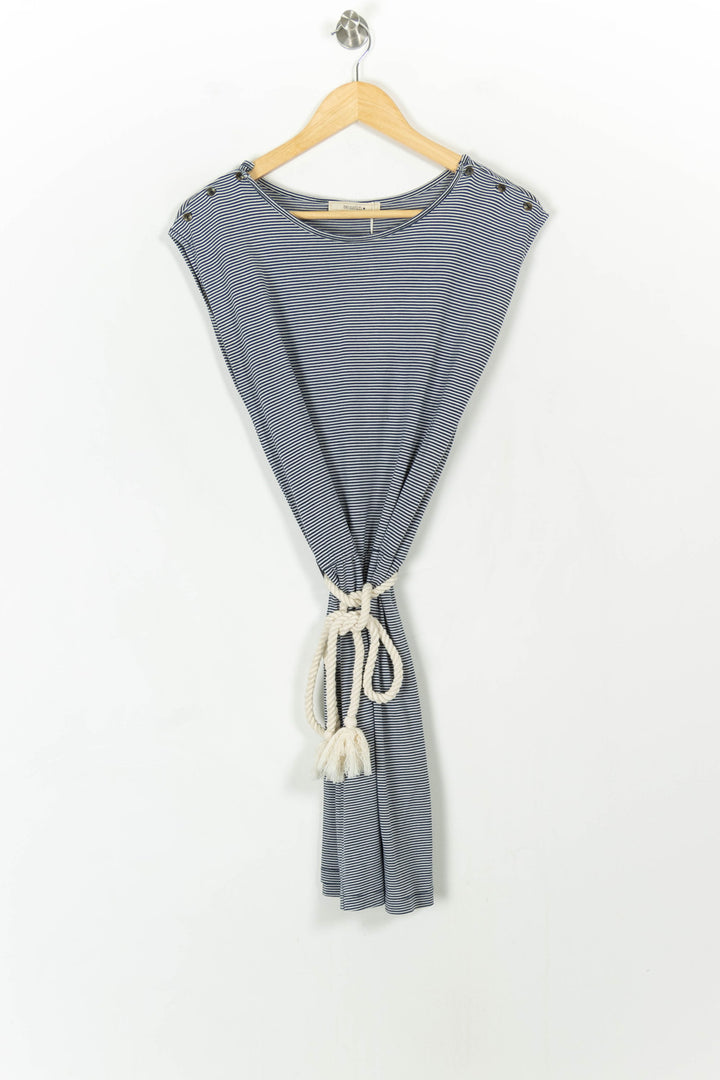 Robe Courte Bleu - Taille M/38 de la marque Sessùn | PARAD105652 - Vendu par Paradigme - Image 2