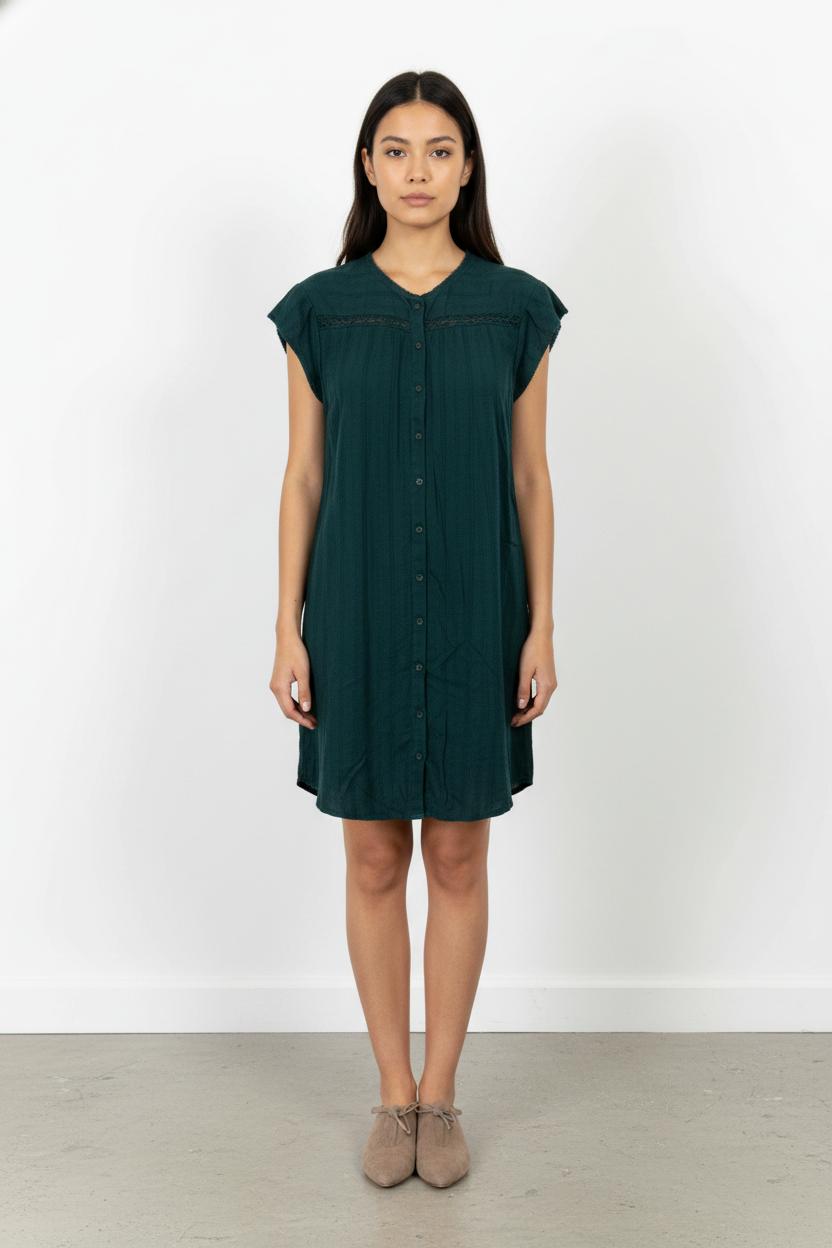 Robe Courte Verte - Taille M/38 de la marque One Step | PARAD105657 - Vendu par Paradigme - Image 1