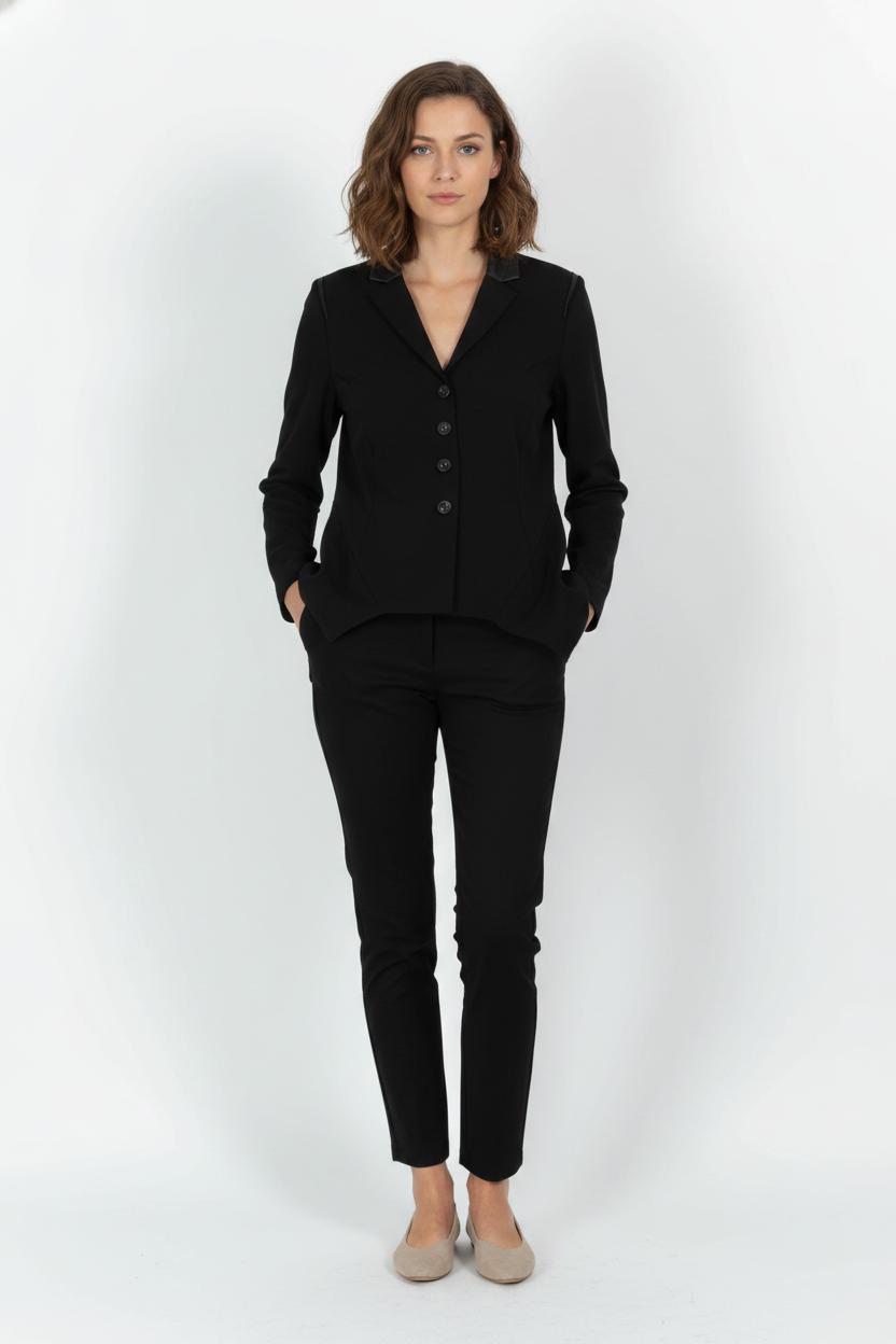Blazer Noir - Taille L/40 de la marque Indies | PARAD105661 - Vendu par Paradigme - Image 1
