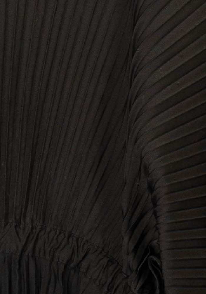 Robe Midi Noire - Taille S/36 de la marque Indies | PARAD105663 - Vendu par Paradigme - Image 3