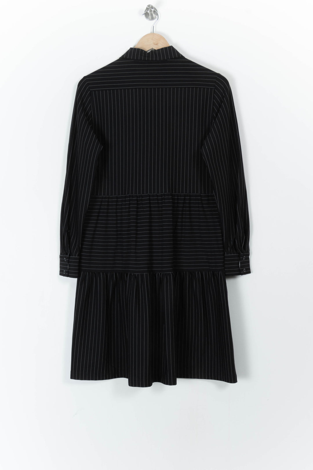 Robe Chemise Noire - Taille M/38 de la marque Indies | PARAD105665 - Vendu par Paradigme - Image 4
