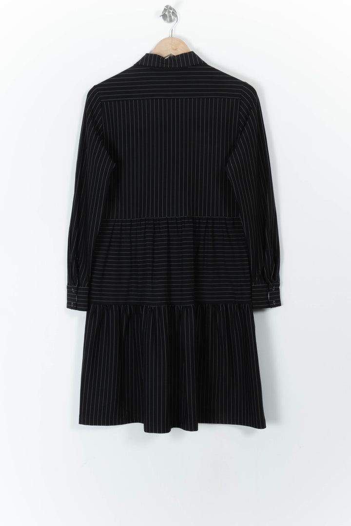 Robe Chemise Noire - Taille M/38 de la marque Indies | PARAD105665 - Vendu par Paradigme - Image 4