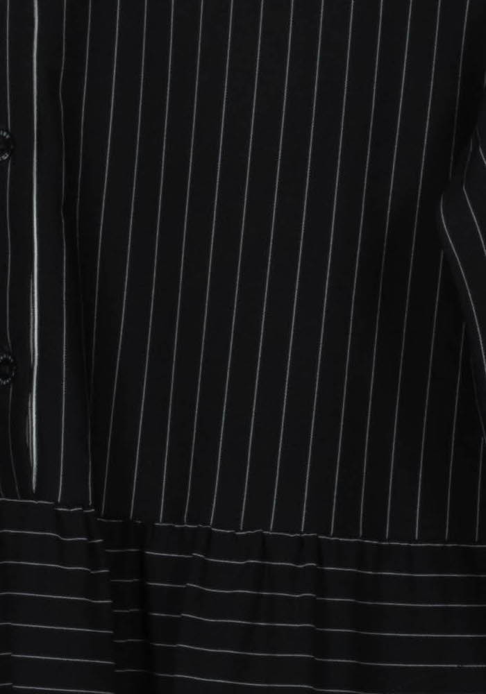 Robe Chemise Noire - Taille M/38 de la marque Indies | PARAD105665 - Vendu par Paradigme - Image 3