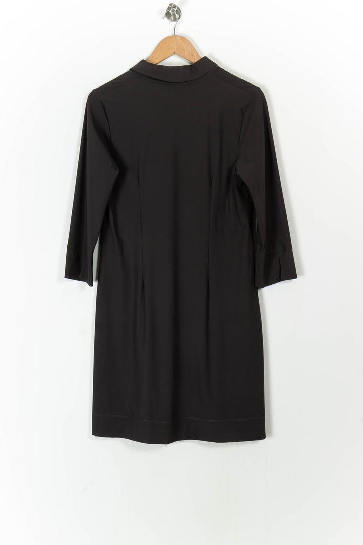 Robe Midi Marron - Taille M/38 de la marque Indies | PARAD105667 - Vendu par Paradigme - Image 4