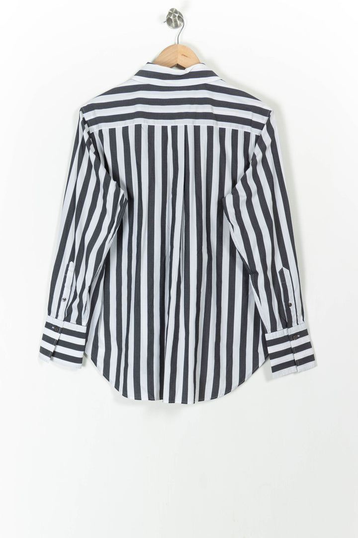 Chemise Rayée Noire et Blanche - Taille XL/42 de la marque Tara Jarmon | PARAD105670 - Vendu par Paradigme - Image 4