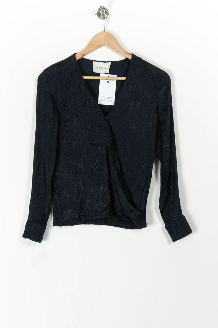 Blouse Bleue - Taille XS/34 de la marque Bérénice | PARAD105672 - Vendu par Paradigme - Image 2