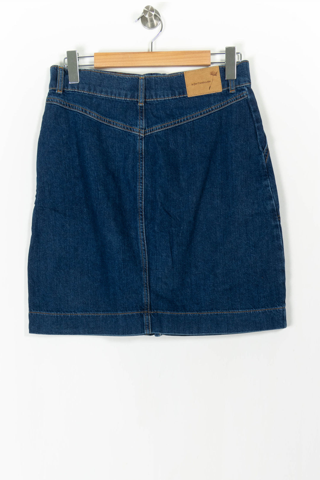 Jupe en Jean Bleue - Taille L/40 de la marque La Fée Maraboutée | PARAD105676 - Vendu par Paradigme - Image 4