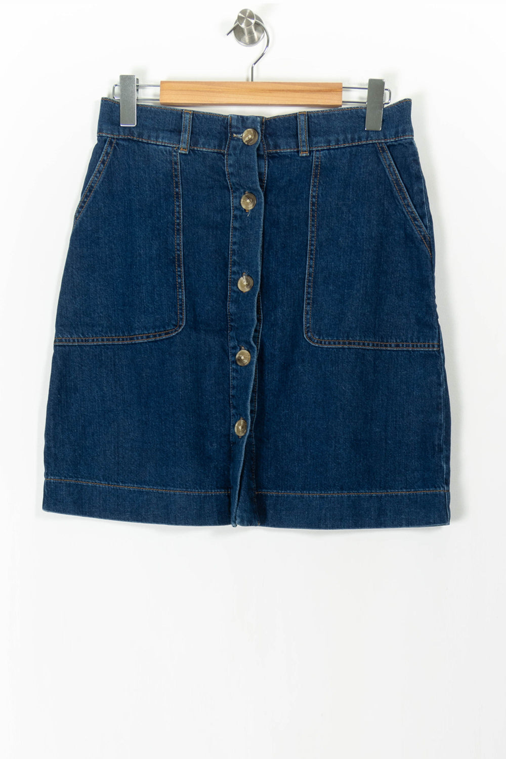 Jupe en Jean Bleue - Taille L/40 de la marque La Fée Maraboutée | PARAD105676 - Vendu par Paradigme - Image 2