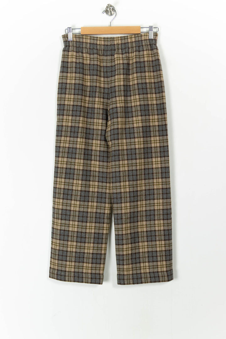 Pantalon Largeur Droite Beige et Gris - Taille S/36 de la marque Sézane | PARAD105677 - Vendu par Paradigme - Image 4