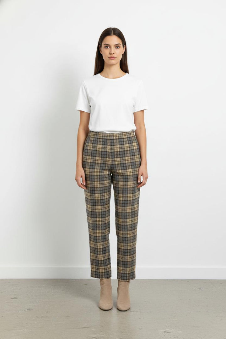 Pantalon Largeur Droite Beige et Gris - Taille S/36 de la marque Sézane | PARAD105677 - Vendu par Paradigme - Image 1