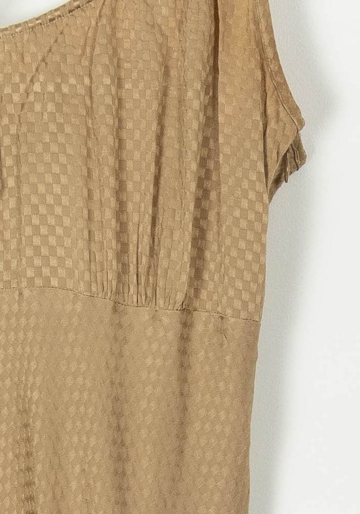 Robe Courte Beige - Taille M/38 de la marque American Vintage | PARAD105684 - Vendu par Paradigme - Image 3