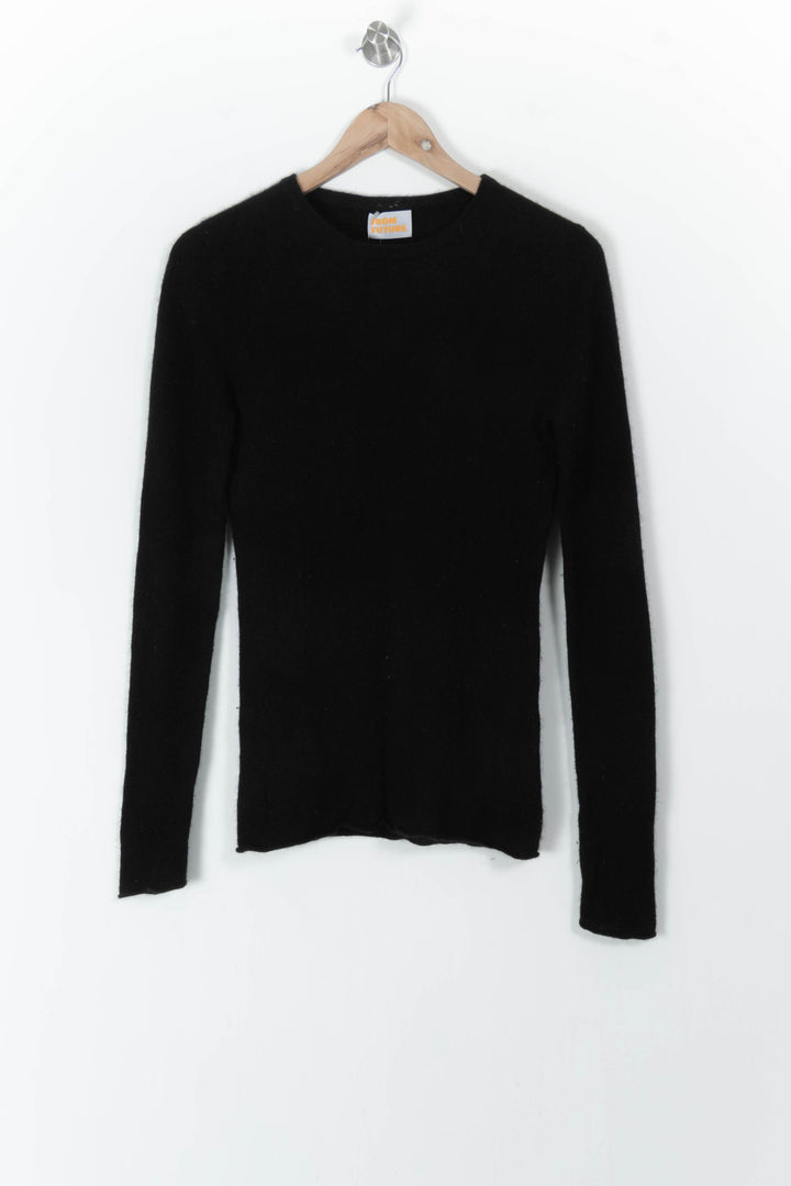 Pull Col Rond Noir - Taille S/36 de la marque From Future | PARAD105686 - Vendu par Paradigme - Image 2