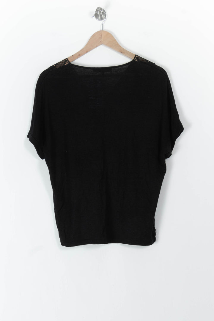 Blouse Noire - Taille M/38 de la marque Gerard Darel | PARAD105692 - Vendu par Paradigme - Image 4