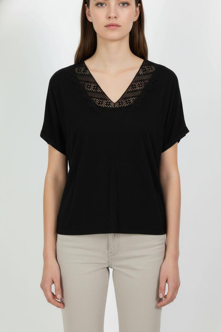 Blouse Noire - Taille M/38 de la marque Gerard Darel | PARAD105692 - Vendu par Paradigme - Image 1