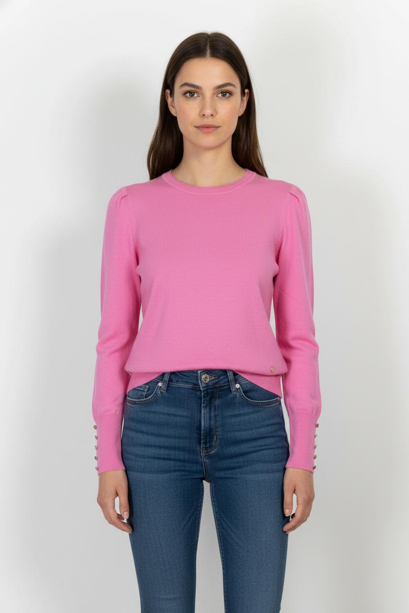 Pull Rose - Taille L/40 de la marque La Petite Etoile | PARAD105696 - Vendu par Paradigme - Image 1