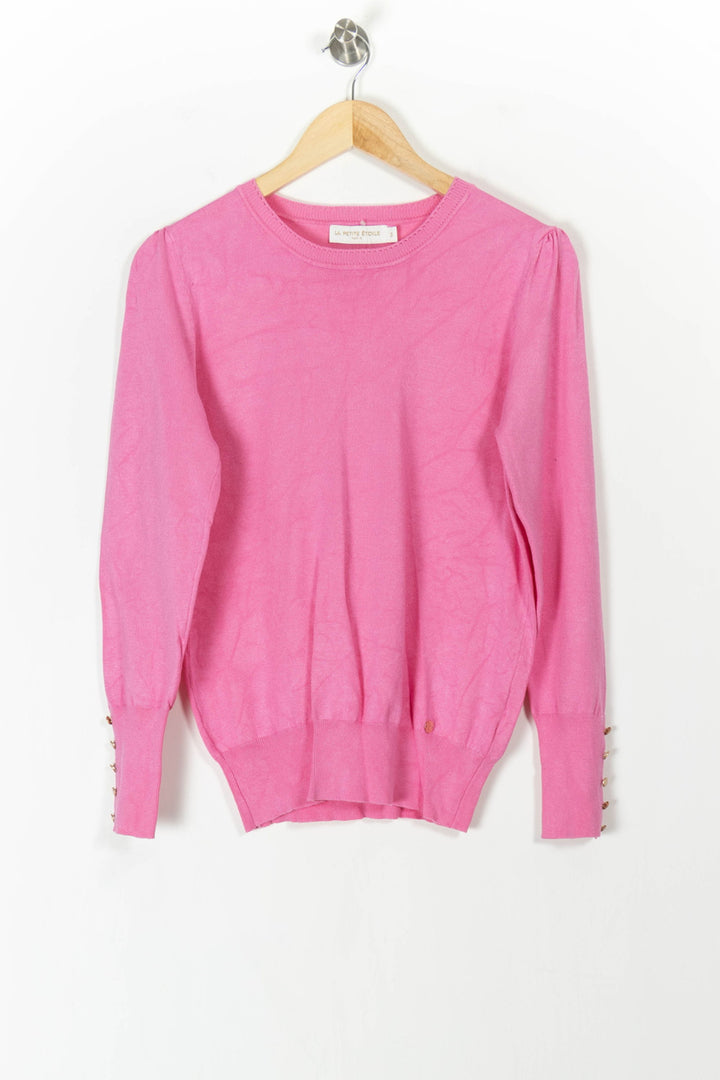 Pull Rose - Taille L/40 de la marque La Petite Etoile | PARAD105696 - Vendu par Paradigme - Image 2