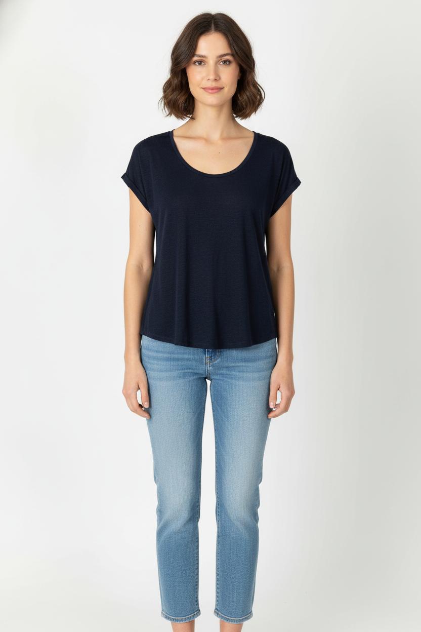 T-shirt Bleu - Taille L/40 de la marque Maison 123 | PARAD105697 - Vendu par Paradigme - Image 1