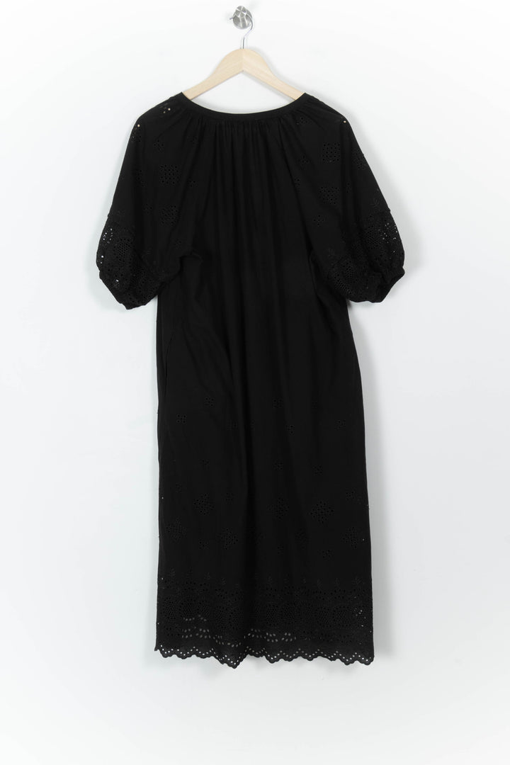 Robe Brodée Noire - Taille M/38 de la marque Vanessa Bruno | PARAD105700 - Vendu par Paradigme - Image 4