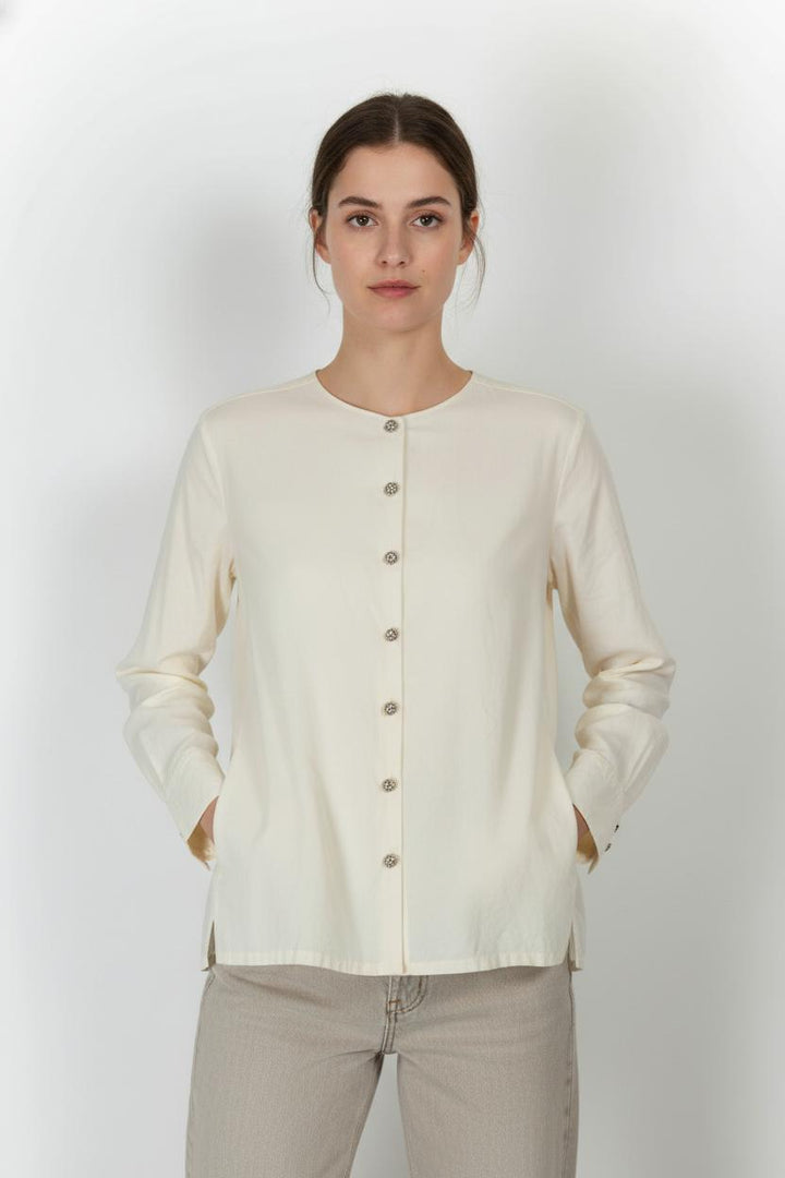 Blouse Blanche - Taille L/40 de la marque Laurence Bras | PARAD105705 - Vendu par Paradigme - Image 1