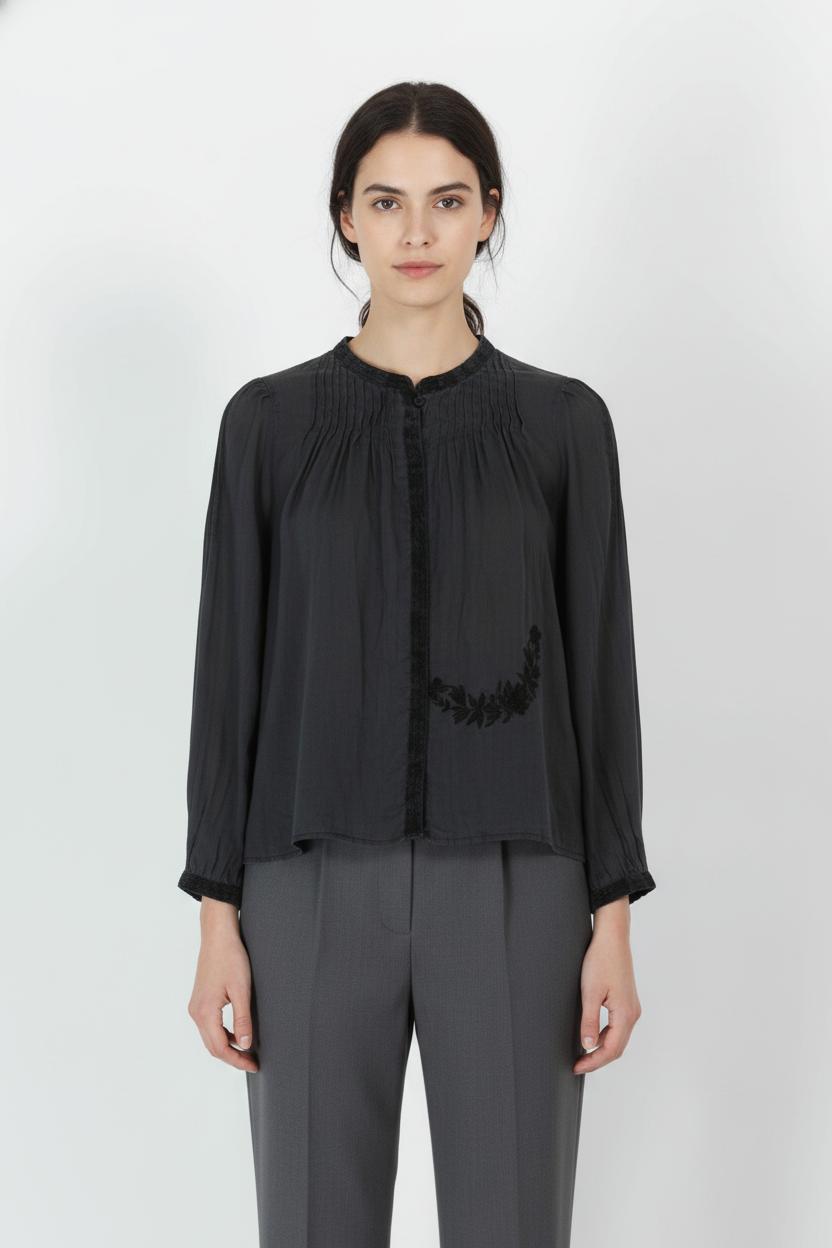 Blouse Noire - Taille S/36 de la marque Isabel Marant | PARAD105709 - Vendu par Paradigme - Image 1