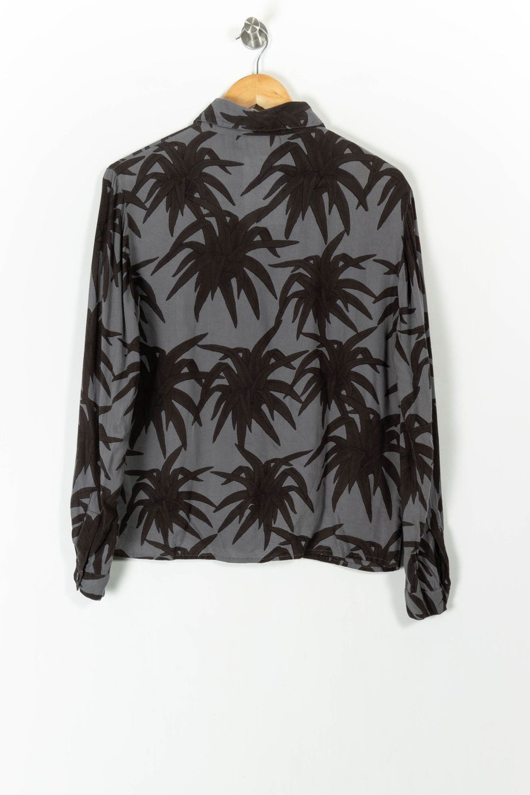 Chemise Grise et Noire - Taille XS/34 de la marque Ganni | PARAD105713 - Vendu par Paradigme - Image 4