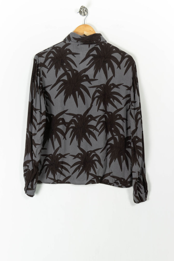 Chemise Grise et Noire - Taille XS/34 de la marque Ganni | PARAD105713 - Vendu par Paradigme - Image 4