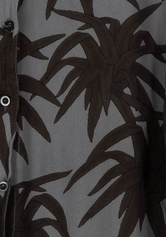 Chemise Grise et Noire - Taille XS/34 de la marque Ganni | PARAD105713 - Vendu par Paradigme - Image 3