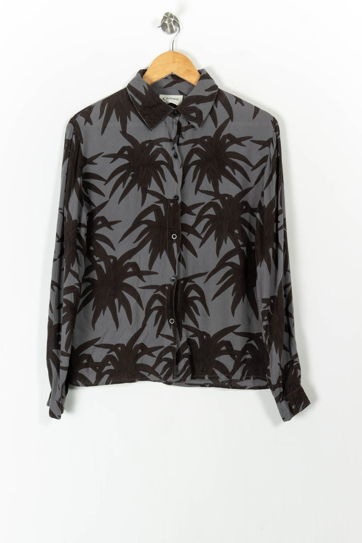 Chemise Grise et Noire - Taille XS/34 de la marque Ganni | PARAD105713 - Vendu par Paradigme - Image 2