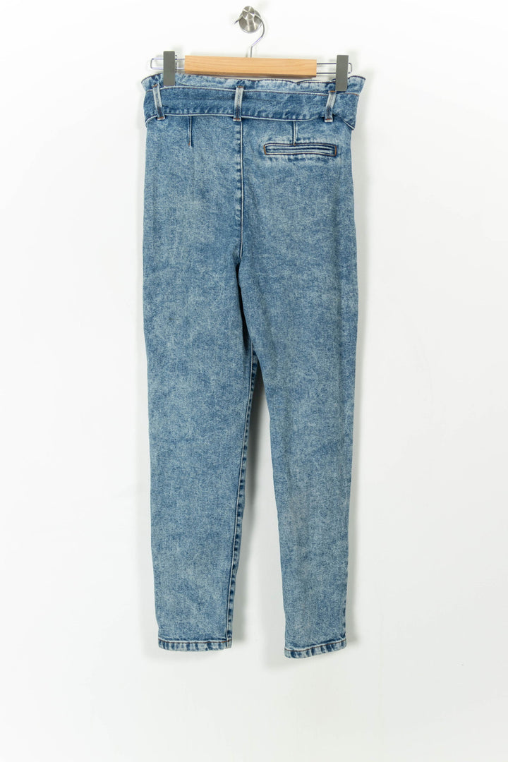 Jean Taille Haute Bleu - Taille S/36 de la marque Sézane | PARAD105716 - Vendu par Paradigme - Image 4