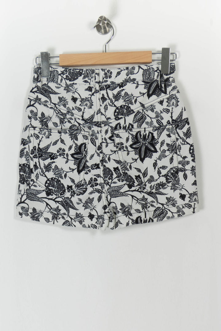Short Imprimé Noir et Blanc - Taille M/38 de la marque Isabel Marant | PARAD105718 - Vendu par Paradigme - Image 4