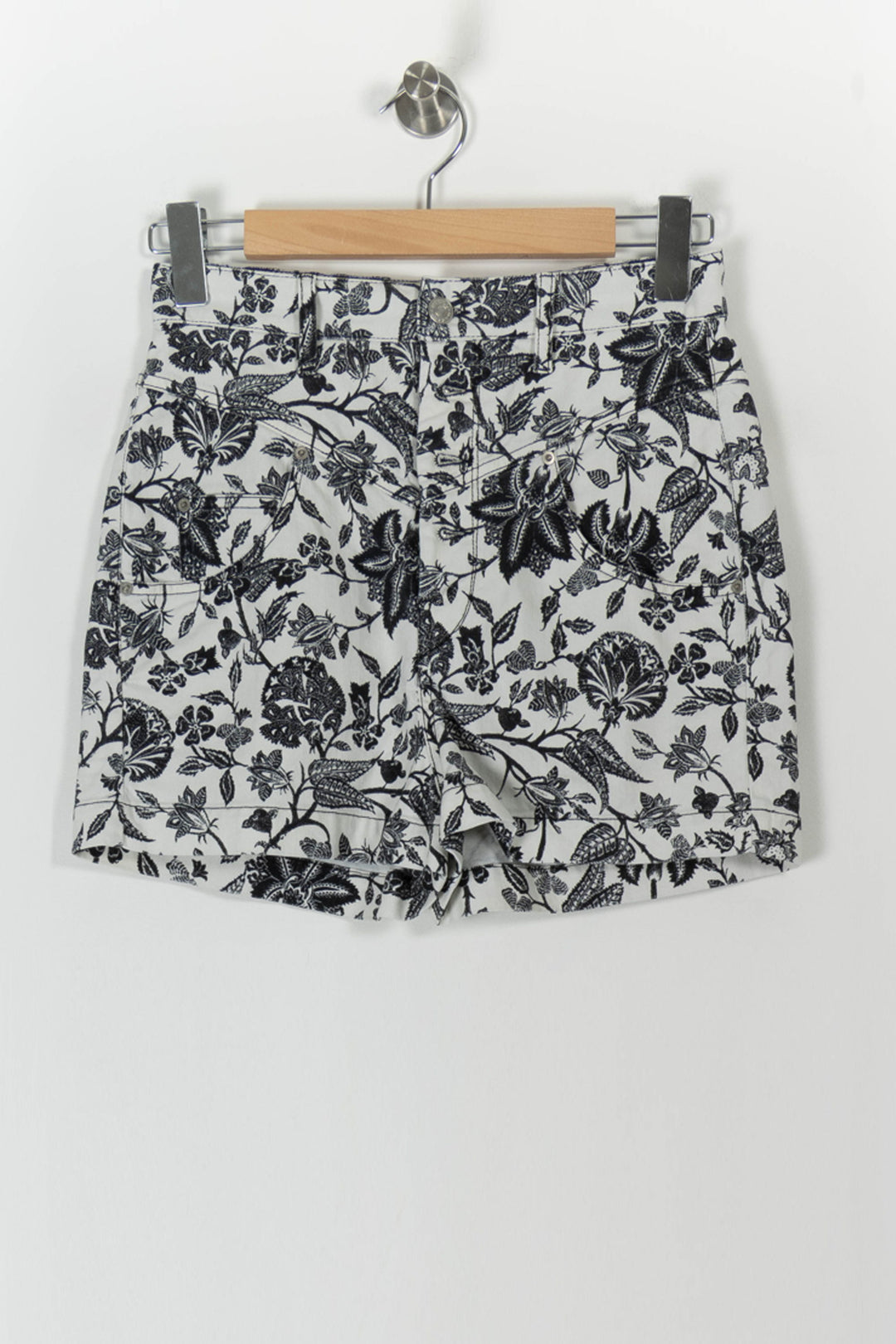Short Imprimé Noir et Blanc - Taille M/38 de la marque Isabel Marant | PARAD105718 - Vendu par Paradigme - Image 2