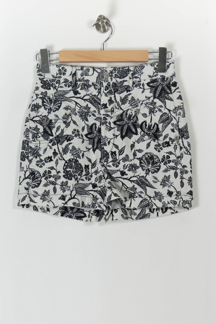 Short Imprimé Noir et Blanc - Taille M/38 de la marque Isabel Marant | PARAD105718 - Vendu par Paradigme - Image 2