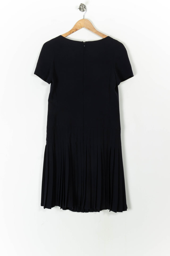 Robe Plissée Bleu Marine - Taille M/38 de la marque Weill | PARAD105719 - Vendu par Paradigme - Image 4