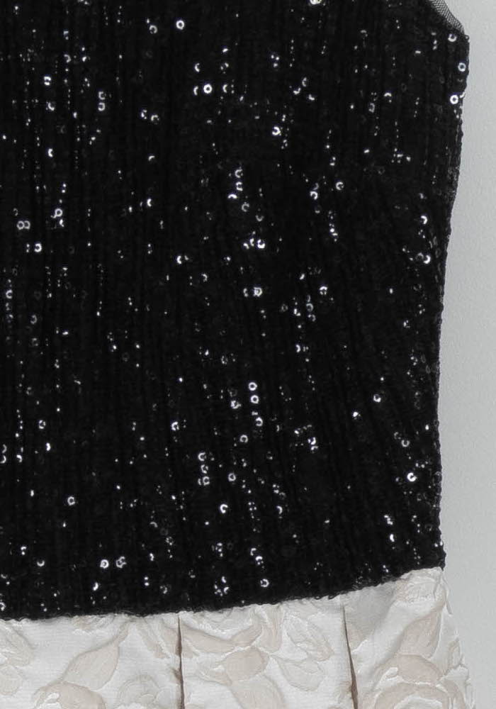 Robe Sans Manches Noire et Blanche - Taille S/36 de la marque Derhy | PARAD105723 - Vendu par Paradigme - Image 3