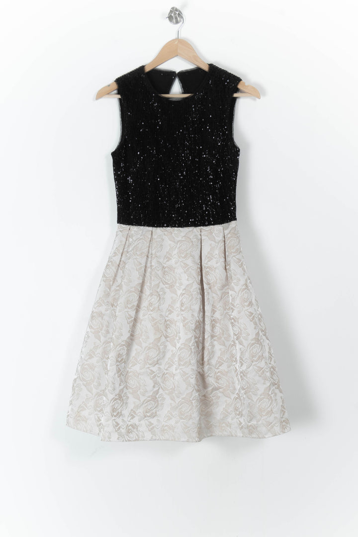 Robe Sans Manches Noire et Blanche - Taille S/36 de la marque Derhy | PARAD105723 - Vendu par Paradigme - Image 2