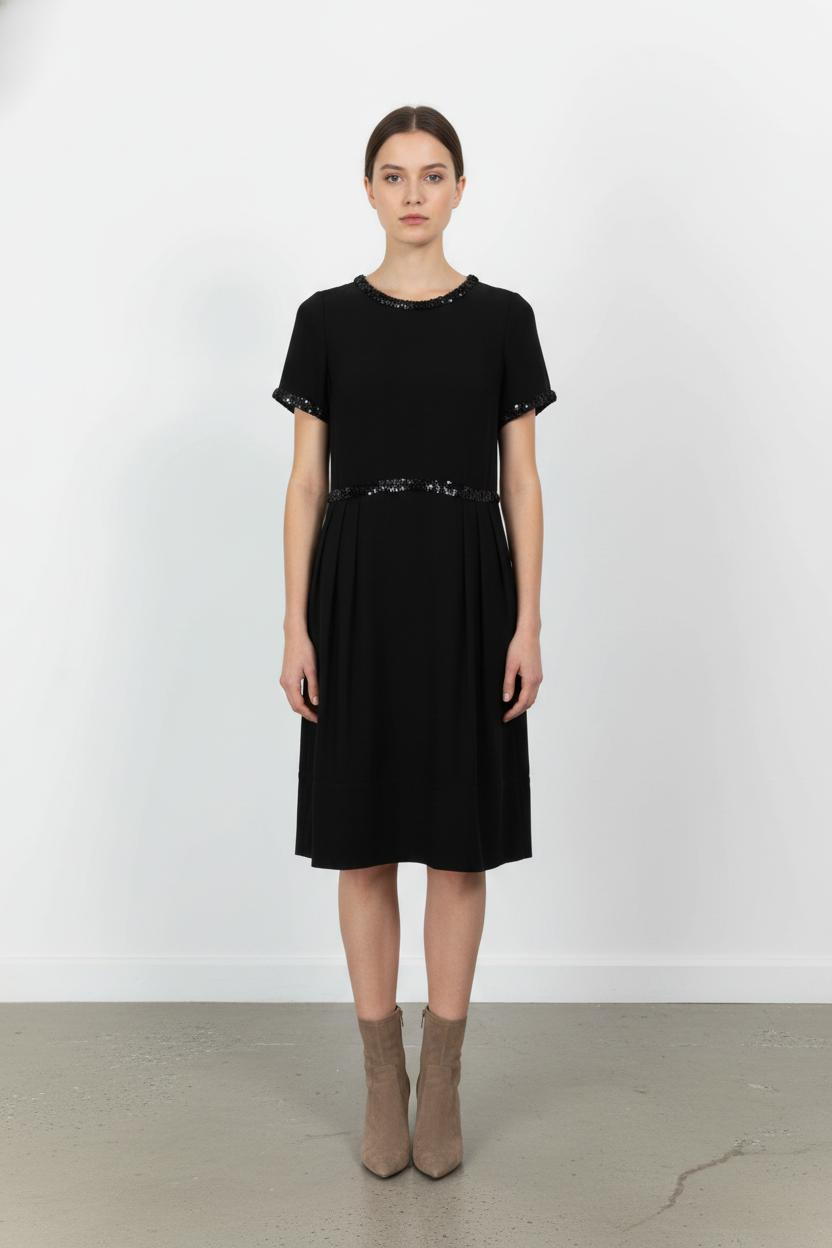 Robe Noire - Taille M/38 de la marque Weill | PARAD105726 - Vendu par Paradigme - Image 1