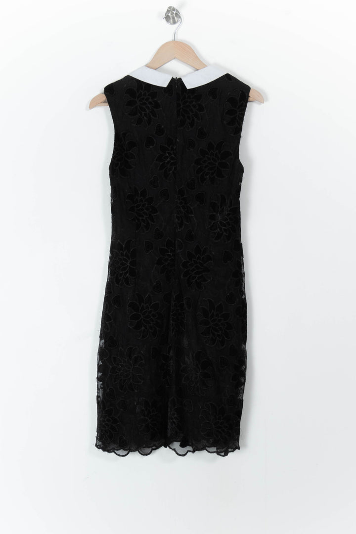Robe en dentelle noire et blanche - Taille S/36 de la marque Derhy | PARAD105731 - Vendu par Paradigme - Image 4