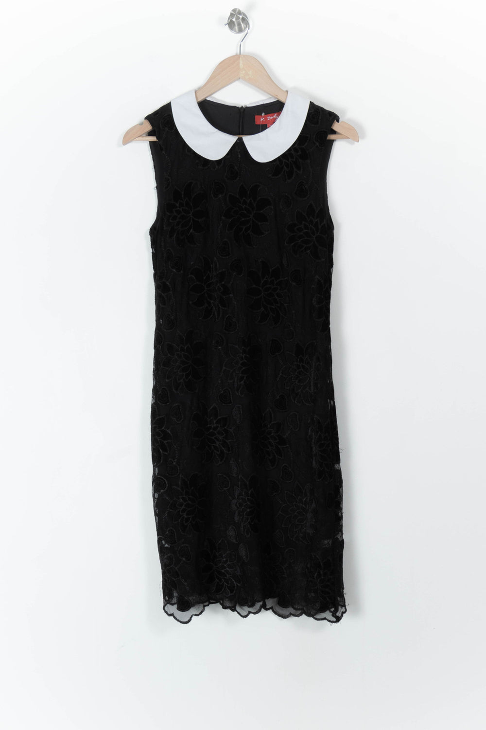 Robe en dentelle noire et blanche - Taille S/36 de la marque Derhy | PARAD105731 - Vendu par Paradigme - Image 2
