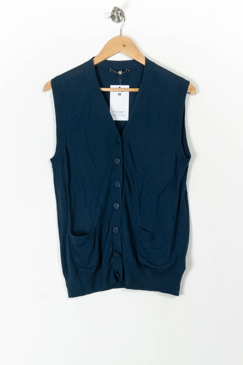 Gilet Bleu - Taille XL/42 de la marque Gerard Darel | PARAD105733 - Vendu par Paradigme - Image 2