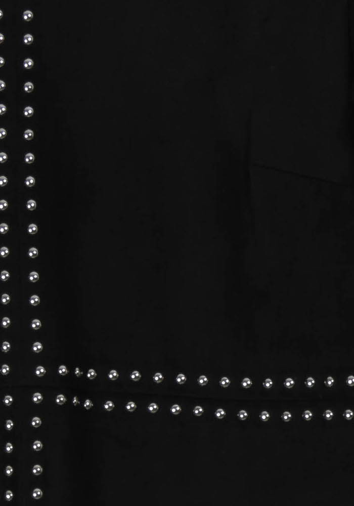Robe Droite Noire - Taille M/38 de la marque Indies | PARAD105735 - Vendu par Paradigme - Image 3