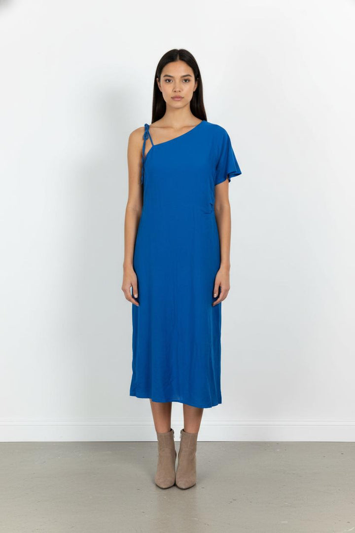 Robe Longue Bleue - Taille S/36 de la marque Claudie Pierlot | PARAD105739 - Vendu par Paradigme - Image 1