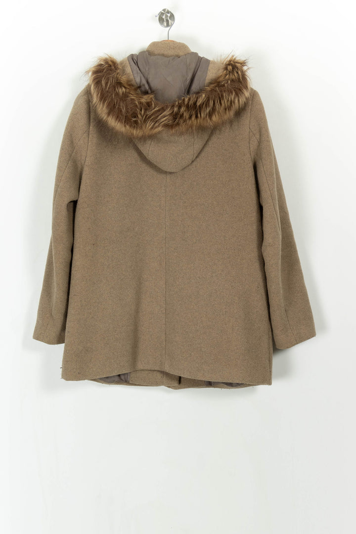 Duffle-coat Beige - Taille L/40 de la marque La Redoute Collections | PARAD105740 - Vendu par Paradigme - Image 4