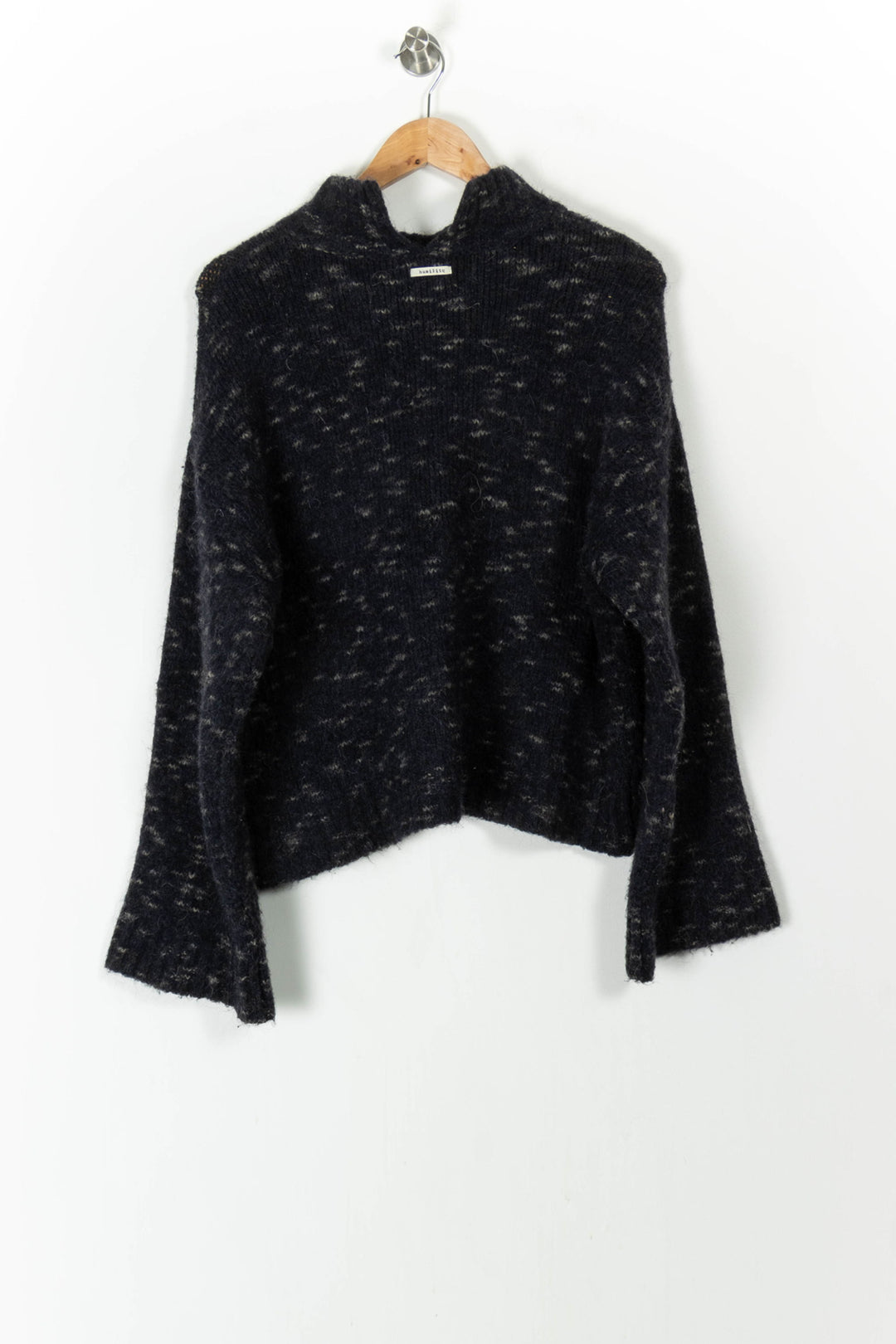 Pull en laine bleu et gris - Taille L/40 de la marque Humility | PARAD105741 - Vendu par Paradigme - Image 4