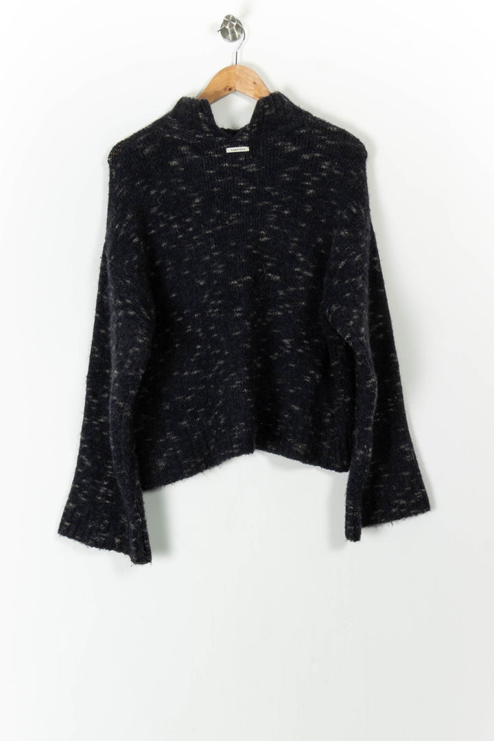 Pull en laine bleu et gris - Taille L/40 de la marque Humility | PARAD105741 - Vendu par Paradigme - Image 4