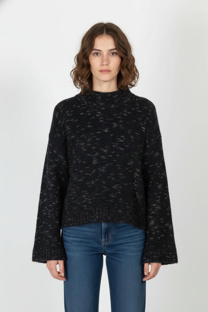 Pull en laine bleu et gris - Taille L/40 de la marque Humility | PARAD105741 - Vendu par Paradigme - Image 1