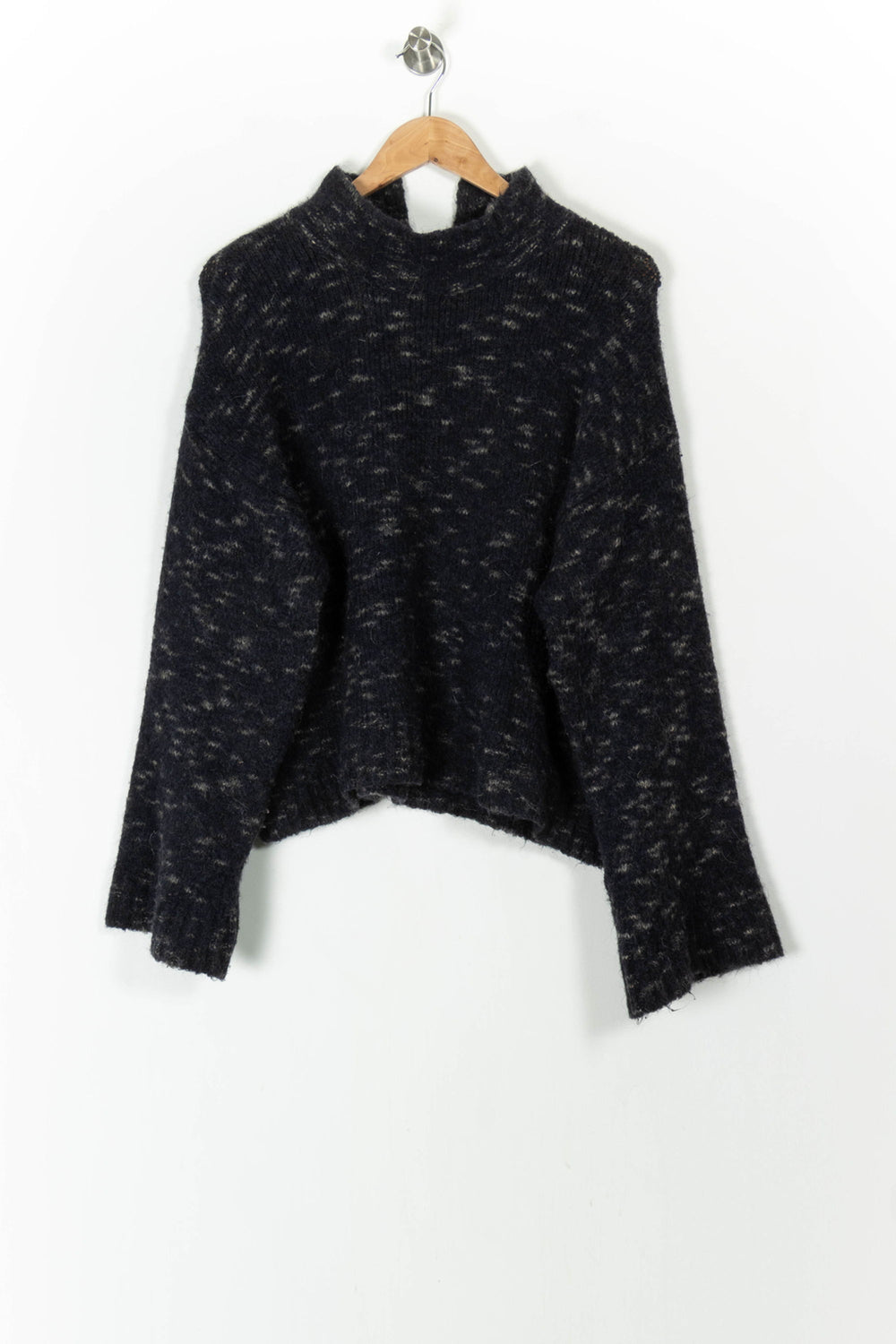 Pull en laine bleu et gris - Taille L/40 de la marque Humility | PARAD105741 - Vendu par Paradigme - Image 2