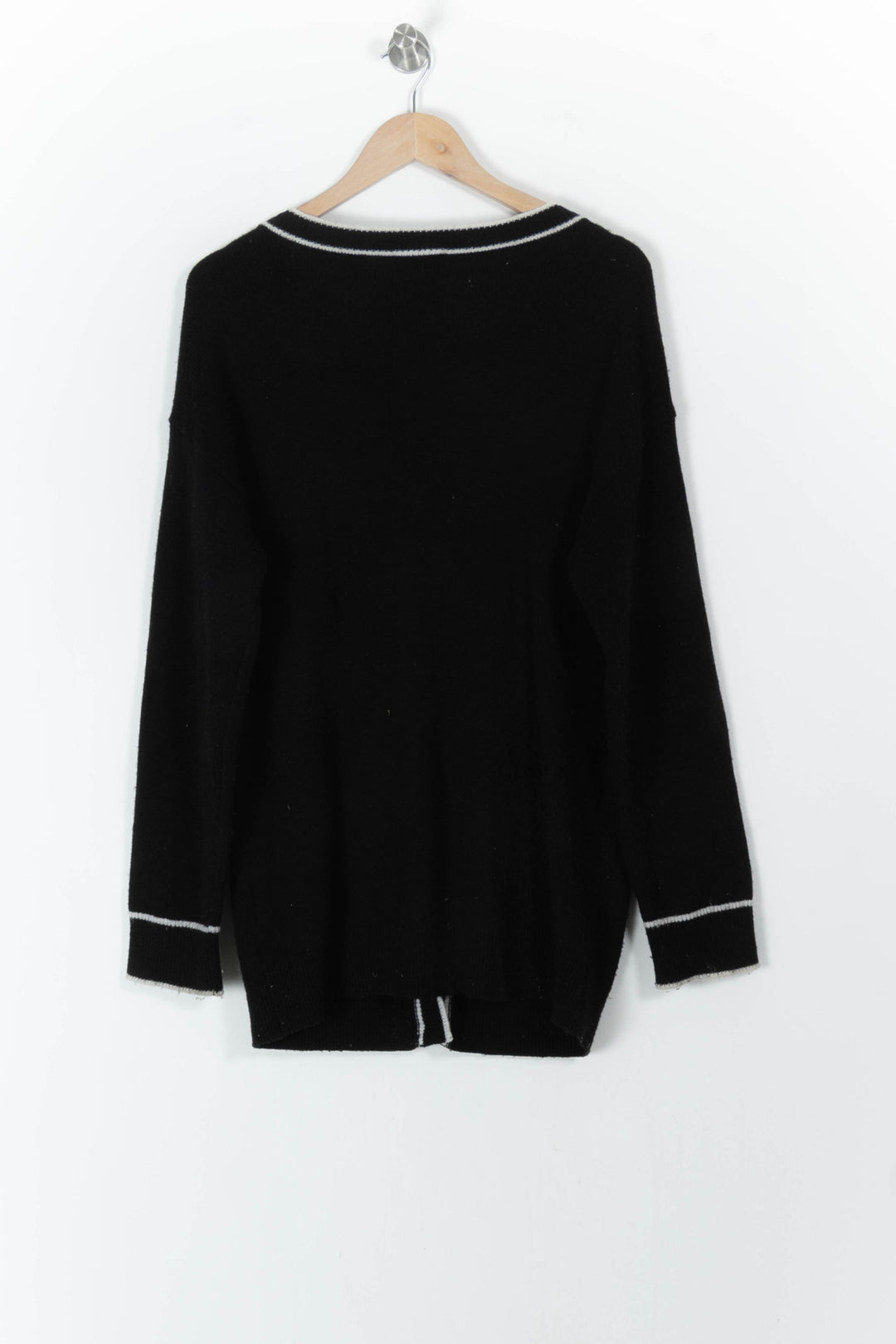 Cardigan Noir et Blanc - Taille M/38 de la marque Caroll | PARAD105743 - Vendu par Paradigme - Image 4