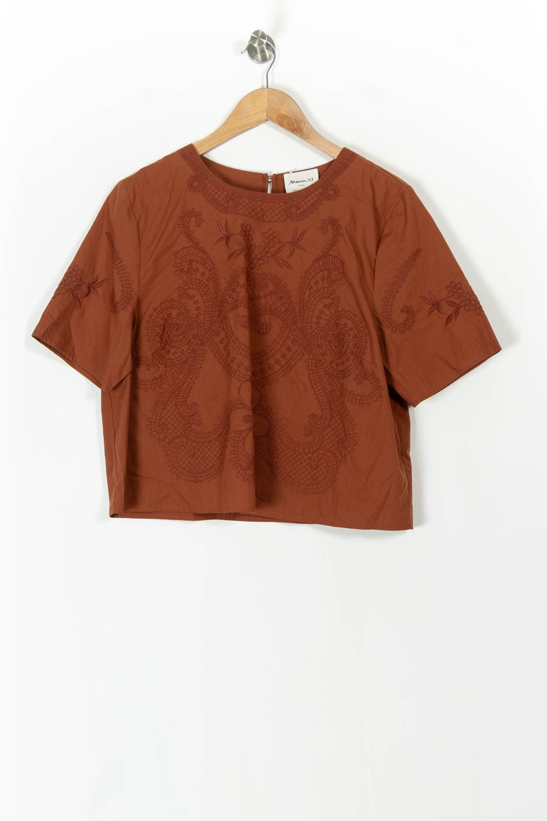 Blouse Orange - Taille L/40 de la marque Maison 123 | PARAD105744 - Vendu par Paradigme - Image 2
