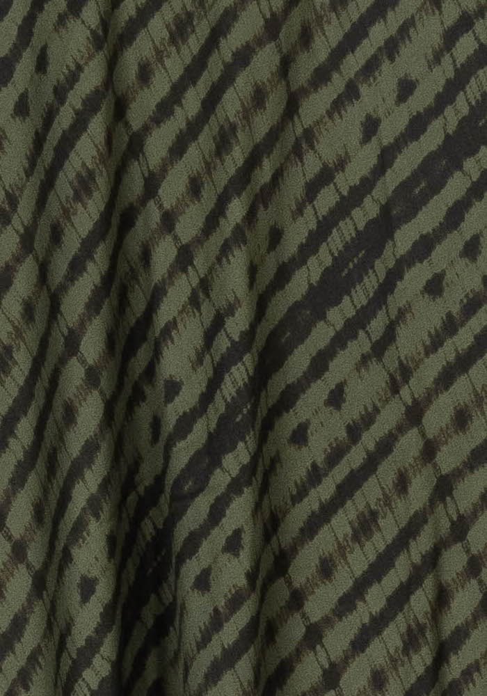 Jupe Longue Verte et Noire - Taille L/40 de la marque Caroll | PARAD105747 - Vendu par Paradigme - Image 3